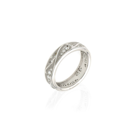 Magerit 18k White Gold Diamond Ring // Ring Size: 6.5