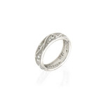 Magerit 18k White Gold Diamond Ring // Ring Size: 6.5