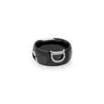 Damiani 18k White Gold Diamond Ring // Ring Size: 8.75