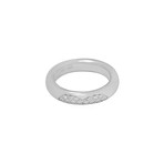 Damiani 18k White Gold Diamond Ring II // Ring Size: 7.25