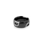 Damiani 18k White Gold Diamond Ring // Ring Size: 8.75