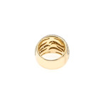 Damiani 18k Two-Tone Gold Diamond Ring // Ring Size: 6.75