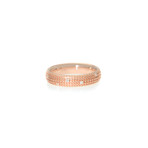 Damiani 18k Rose Gold Diamond Band Ring II // Ring Size: 7