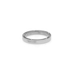 Damiani 18k White Gold Diamond Band Ring // Ring Size: 7