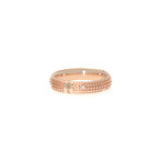 Damiani 18k Rose Gold Diamond Band Ring II // Ring Size: 7