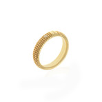 Damiani 18k Yellow Gold Diamond Band Ring I // Ring Size: 7