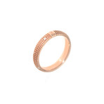 Damiani 18k Rose Gold Diamond Band Ring // Ring Size: 10
