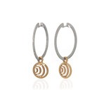 Damiani 18k Two-Tone Gold Diamond Earrings III