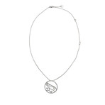 Damiani 18k White Gold Diamond Necklace V