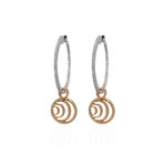 Damiani 18k Two-Tone Gold Diamond Earrings II