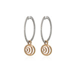 Damiani 18k Two-Tone Gold Diamond Earrings III