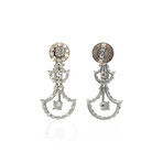 Damiani 18k White Gold Diamond Earrings II