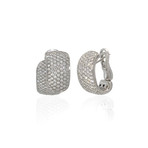 Damiani 18k White Gold Diamond Earrings I