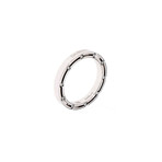 Damiani 18k White Gold Diamond Ring I // Ring Size: 7