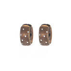 Damiani 18k Brown Gold Diamond Earrings III