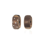 Damiani 18k Brown Gold Diamond Earrings III