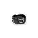 Damiani 18k White Gold Diamond Ring // Ring Size: 8