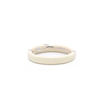 Nouvelle Bague 18k White Gold Silver Diamond + Enamel Bracelet