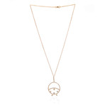 Piero Milano 18k Rose Gold Diamond Pendant Necklace