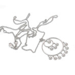 Piero Milano 18k White Gold Diamond Pendant Necklace I