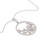 Piero Milano 18k White Gold Diamond Pendant Necklace II