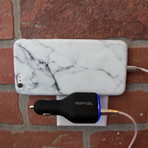 DualX // Car or Wall USB charger (Orange)