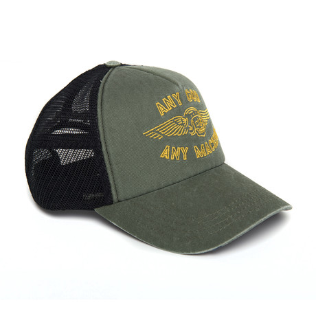Brigade Trucker Hat // Olive