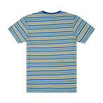 Berties Stripe Tee // Blue (2XL)
