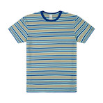 Berties Stripe Tee // Blue (2XL)