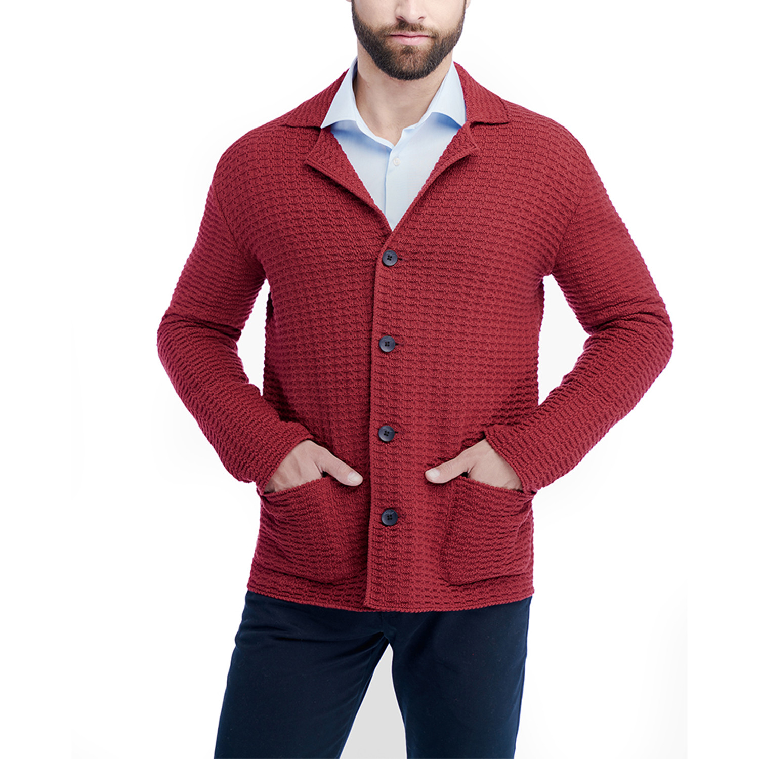 Jacket + Elbow Patches // Bordeaux (XL) - fashion atlas - Touch of Modern
