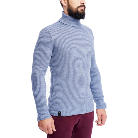 Wool Sweater // Denim (L)