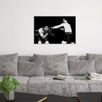 American boxer Joe Louis fighting with Billy Conn 1946 // Rue Des Archives (18"W x 12"H x 0.75"D)