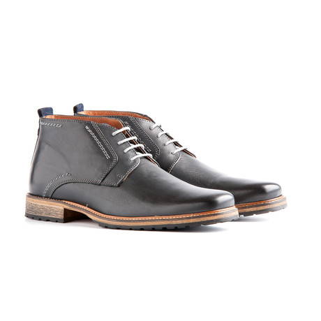 London Leather Shoe // Dark Gray (Euro: 40)