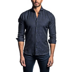 Mark Camo Long Sleeve Shirt // Dark Navy (XL)