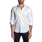 Preston Jacquard Long Sleeve Shirt // White (XL)