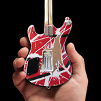 Eddie Van Halen // EVH Striped 5150 Miniature Guitar Replica