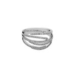 Piero Milano 18k White Gold Diamond Ring // Ring Size: 6.5