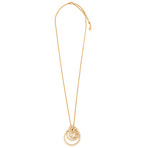 De Grisogono 18k Rose Gold Diamond Pendant Necklace