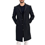 Prague Overcoat // Black (Small)