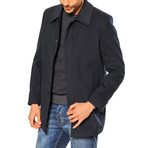 Rome Overcoat // Dark Blue (Small)