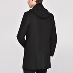 Paris Overcoat // Black (Small)