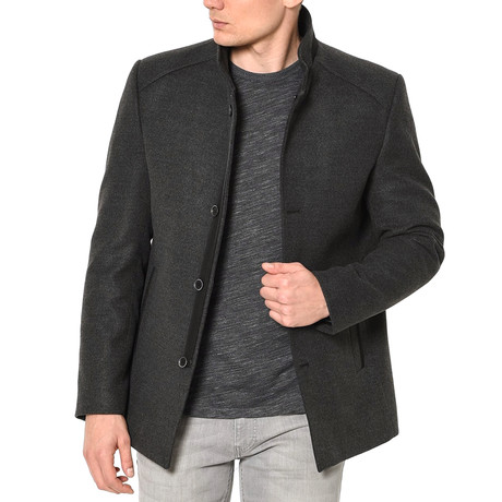 Athens Overcoat // Anthracite (2X-Large)