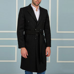 Oslo Overcoat // Black (Small)