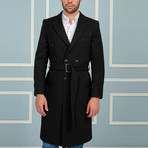 Oslo Overcoat // Black (Small)