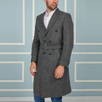 Oslo Overcoat // Patterned Gray (Small)