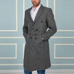 Oslo Overcoat // Patterned Gray (Small)