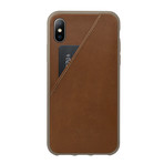 Clic Card V2 // iPhone X Case // Tan + Taupe