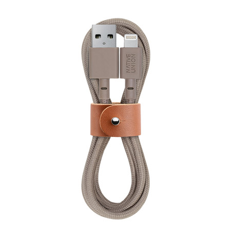 Belt Cable XL // Lightning // Kevlar (Taupe)