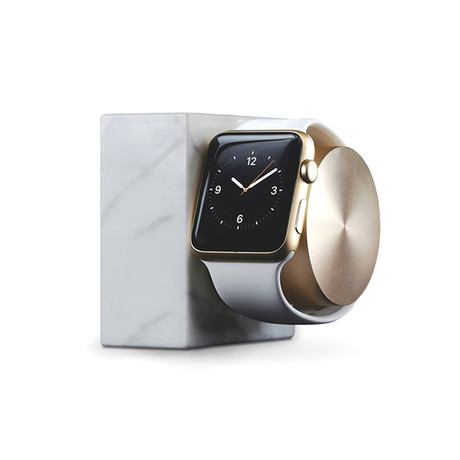 Dock // Apple Watch // Marble (White)