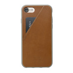 Clic Card V2 // iPhone 7/8 Case // Tan + Taupe